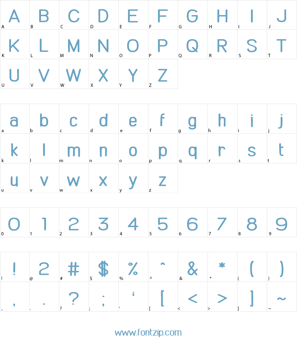 Comic Khazi Font Character